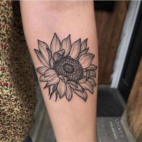 girasole tatuaggio|alfemminile girasole.